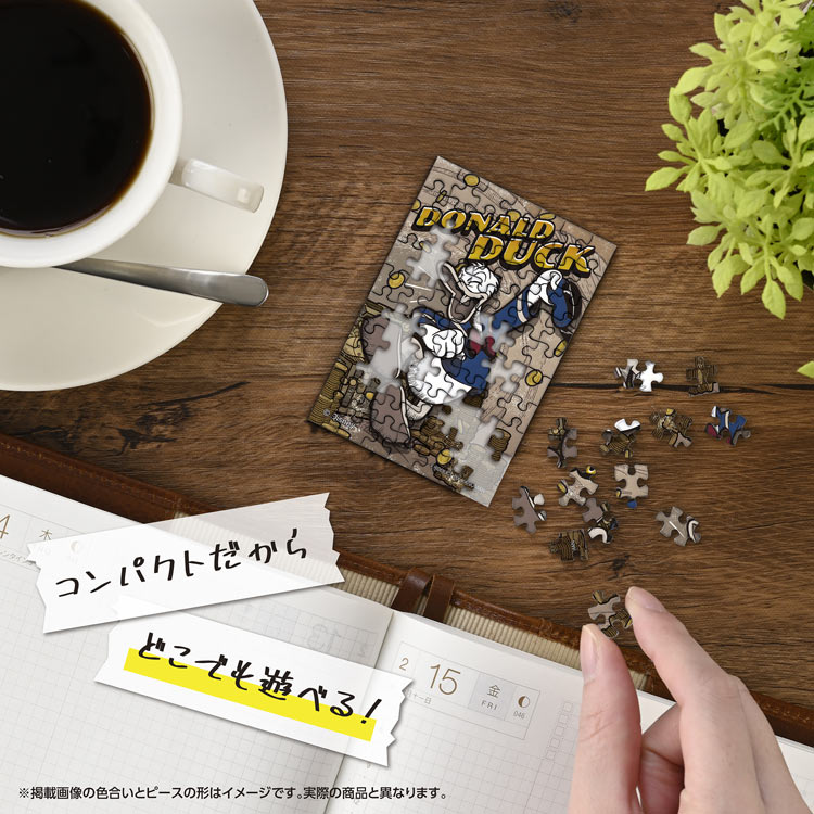 (便攜式拼圖) 迪士尼 - 復古版唐老鴨家族 Donald Duck 70塊 (5.9×8.6cm)