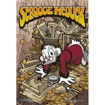 (便攜式拼圖) 迪士尼 - 復古版唐老鴨家族 Scrooge McDuck 70塊 (5.9×8.6cm)