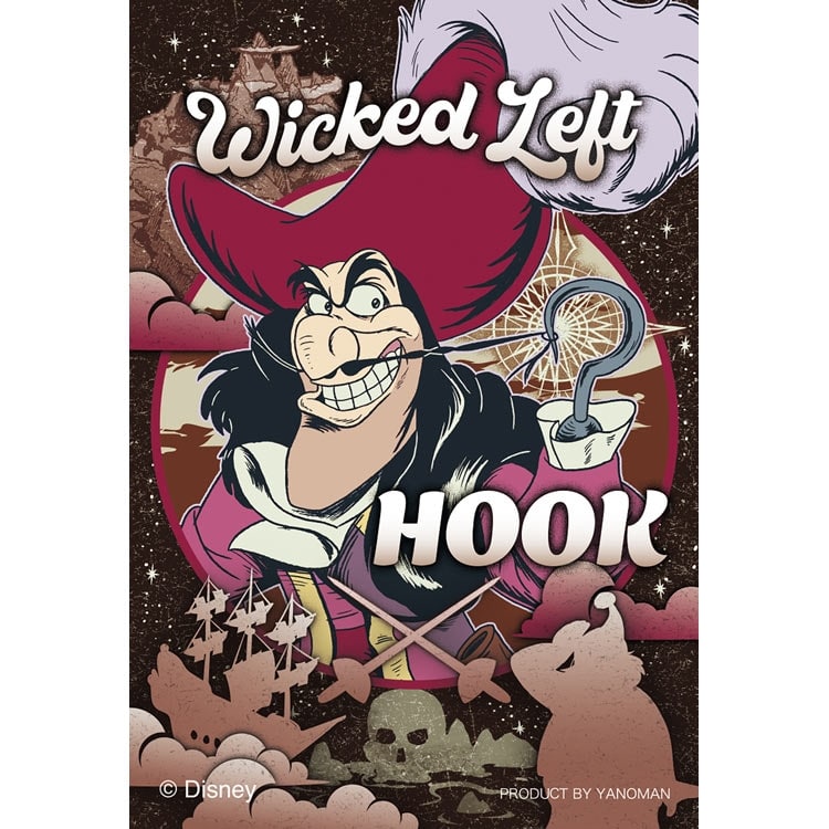 (便攜式拼圖) 迪士尼 - 反派 虎克船長 70塊 (5.9×8.6cm)