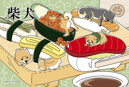 (透明樹脂) 其他類 -柴犬壽司天堂 70塊 (10×14.7cm)