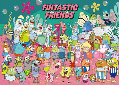 海綿寶寶 - FINTASTIC FRIENDS 500塊 (38×53cm)