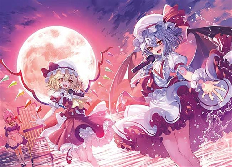 東方LostWord -  湖邊濃霧中的血月 500塊 (38×53cm)