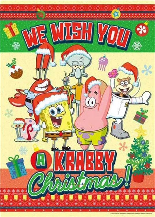 海綿寶寶 - A KRABBY Christmas! 500塊 (38×53cm)