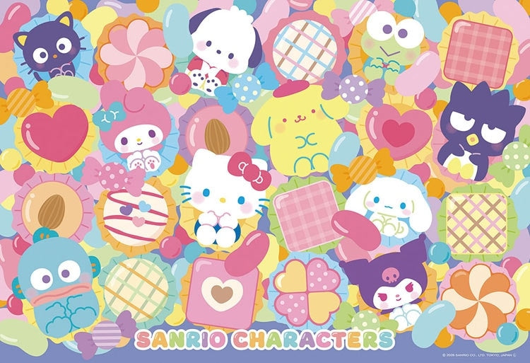 Sanrio - Puni Kyukyu 角色大集合 300塊 (26×38cm)