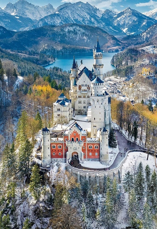 (迷你尺寸) 風景 - 新天鵝堡 1000塊 (26×38cm)