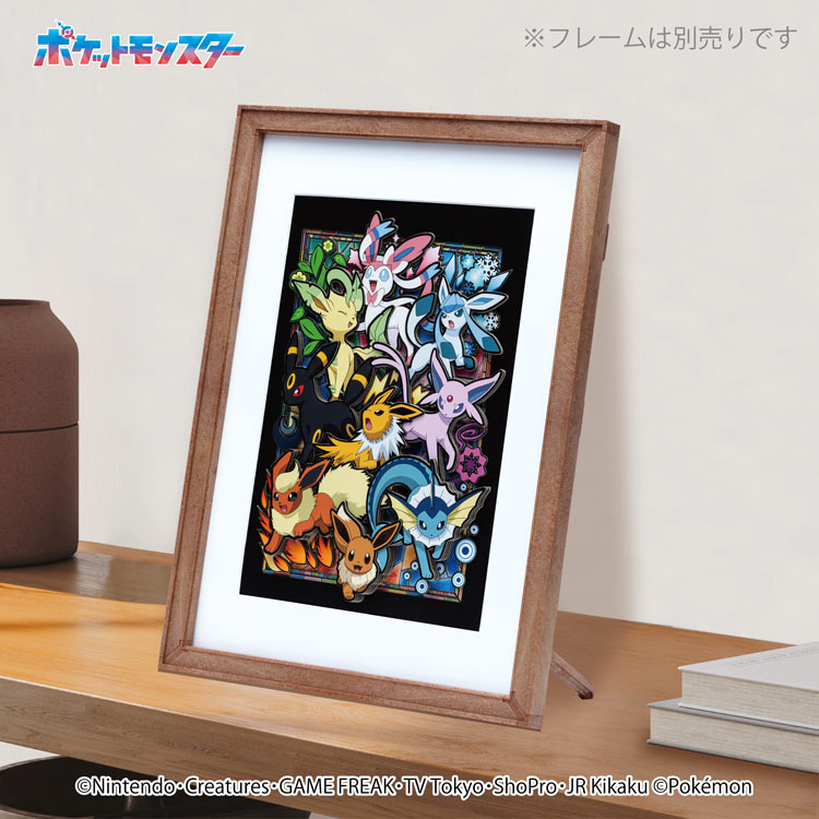 Paper Shadow Art - 寵物小精靈 Eevee Evolutions — Jigsaw.jp D4