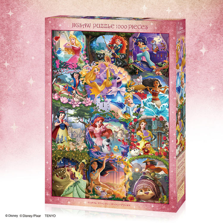 迪士尼公主 - Wonderful Adventure 1000塊 (51×73.5cm) — Jigsaw.jp D1