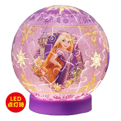 3D 球形拼圖 - 魔髮奇緣 Rapunzel Luminous Reveal 61塊 — Jigsaw.jp D1
