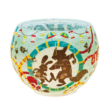 3D 球形拼圖 - Zootopia 2 優獸大都會2 Silhouette 80塊 — Jigsaw.jp D1