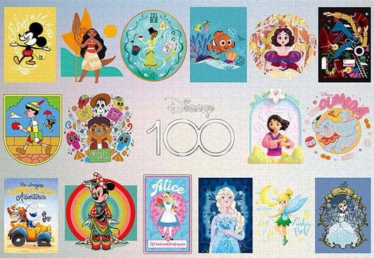 (鐳射閃面) 迪士尼 - Disney100: 全球藝術家系列 1000塊 (51×73.5cm)