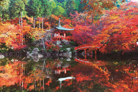 日本風景 - 京都大悟寺 1000塊 (50×75cm)