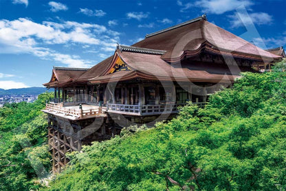 日本風景 - 綠意盎然清水寺 1000塊 (50×75cm)