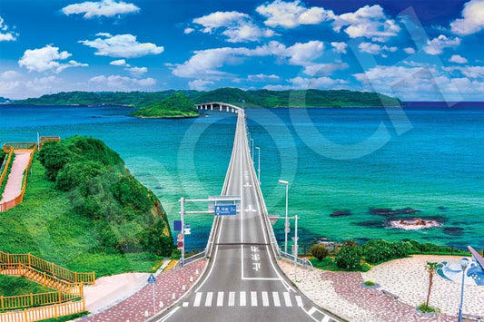 日本風景 - 日本角島大橋 1000塊 (50×75cm)
