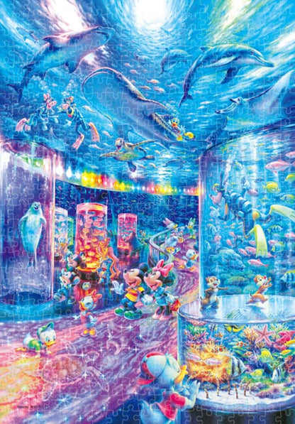 (透明樹脂) 迪士尼 - 夜間水族館 500塊 (25×36cm)