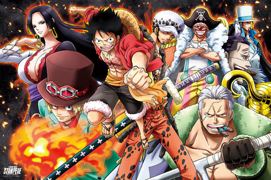 海賊王 - 劇場版『ONE PIECE STAMPEDE』戰火 1000塊 (50×75cm)