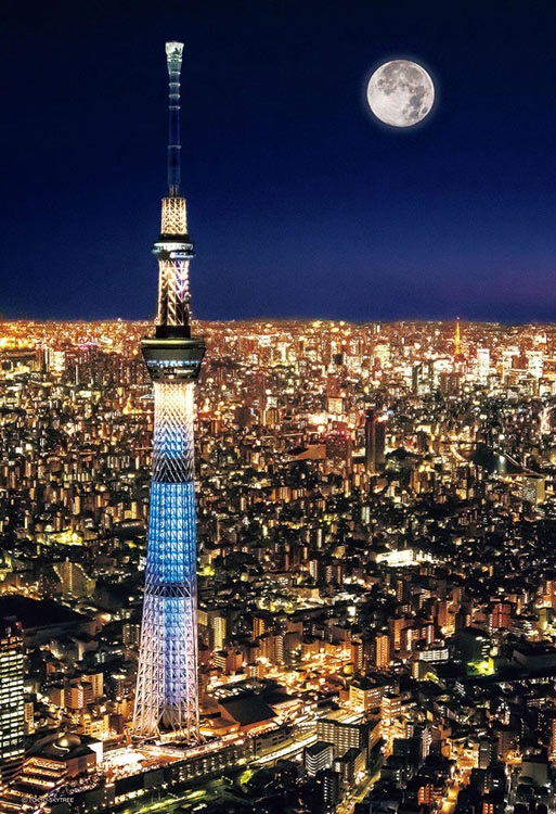 日本風景 - 東京深夜 300塊 (26×38cm)