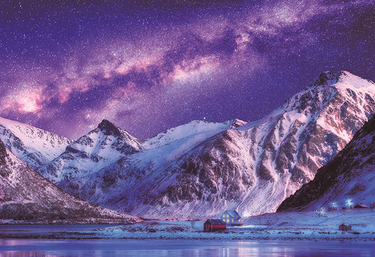 挪威風景 - 白銀之羅弗敦群島 300塊 (26×38cm)