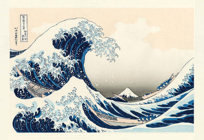 葛飾北齋 - 神奈川沖浪裏 1000塊 (50×75cm)