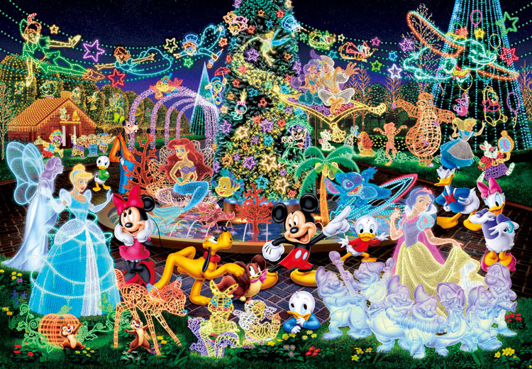 (夜光) 迪士尼 - 夢幻舞會 500塊 (35×49cm)