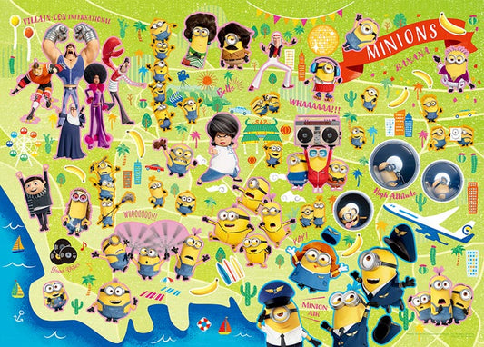 迷你兵團 - Minions樂園地圖 500塊 (38×53cm)