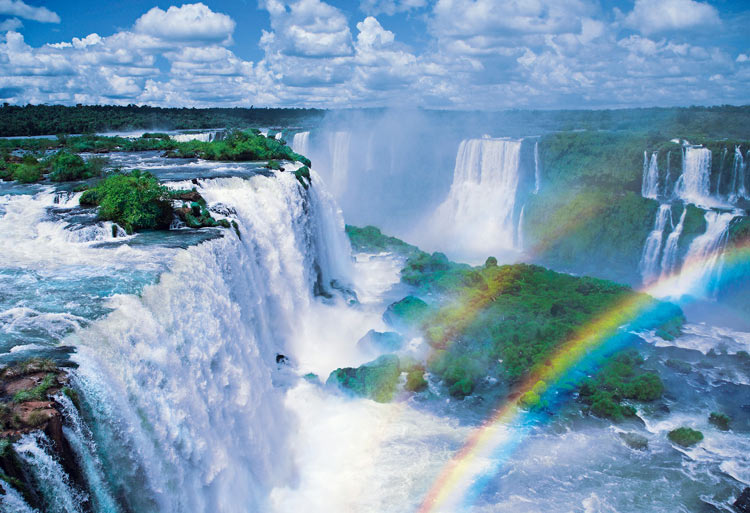 (迷你尺寸) 南美洲風景 - 伊瓜蘇瀑布 1053塊 (26×38cm)