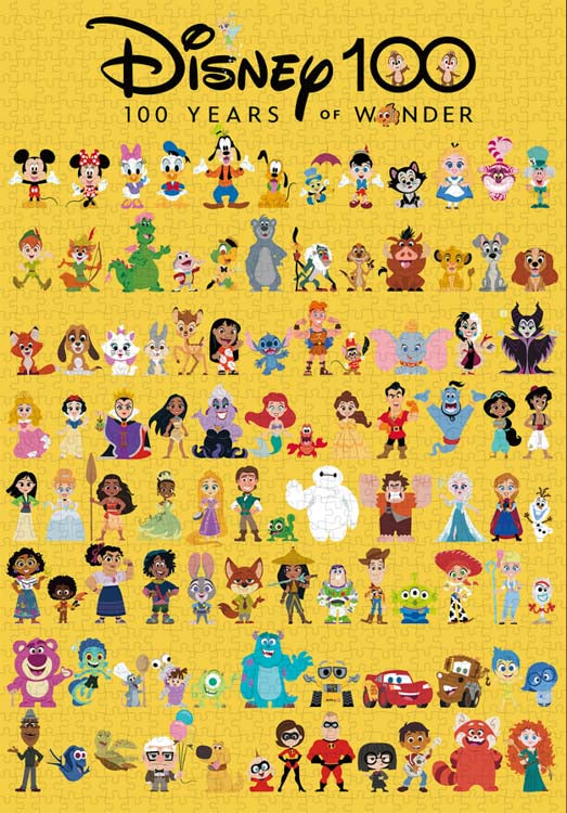 迪士尼 - Disney100: Cute Celebration 1000塊 (51×73.5cm)
