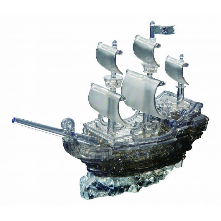 水晶立體 - 黑色海盜船 98塊