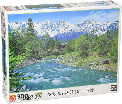 日本風景 - 白馬三山 300塊 (26×38cm)