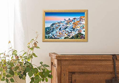(迷你尺寸) 希臘風景 - 黃昏聖托里尼 1000塊 (26×38cm)
