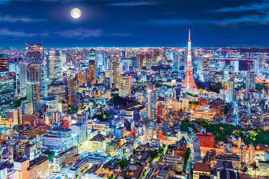 (夜光) 日本風景 - 東京都市夜景 1000塊 (50×75cm)