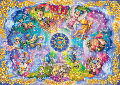 (迷你尺寸) 迪士尼 - 神秘的十二星座 1000塊 (29.7×42cm)
