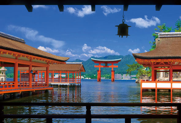 日本風景 - 嚴島神社 1000塊 (49×72cm)