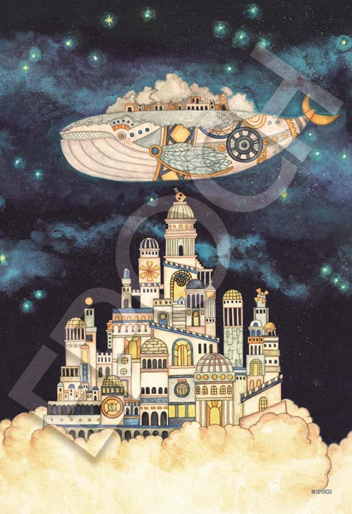 西村典子 - 古都雲上文明 300塊 (26×38cm)