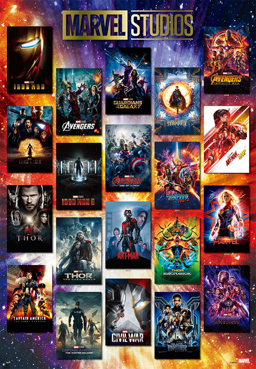 Marvel - 電影海報系列 1000塊 (51×73.5cm)