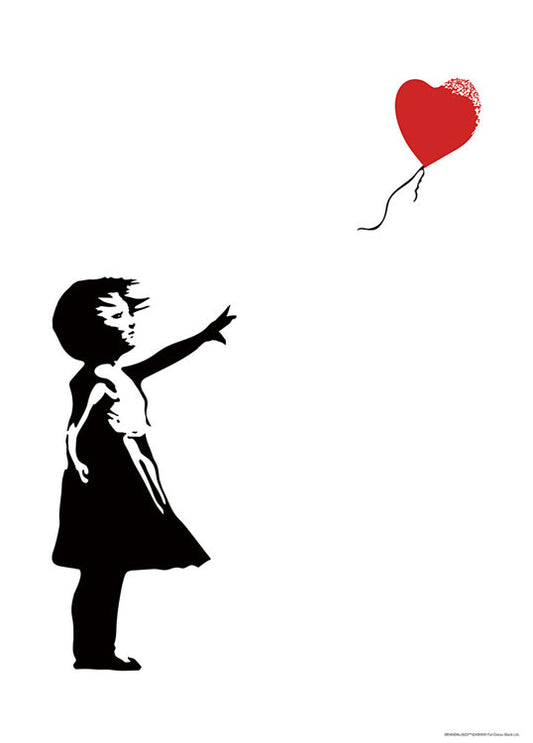 Banksy - Girl with Balloon 600塊 (38×53cm)