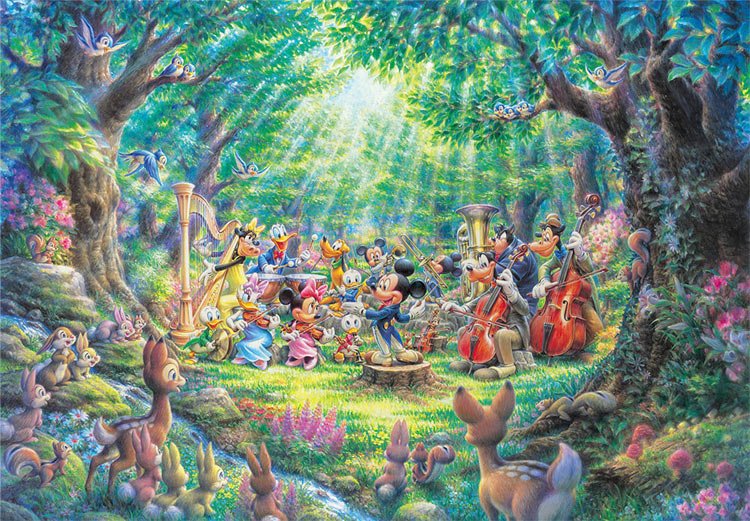 迪士尼 - 森林管弦樂團 1000塊 (51×73.5cm)