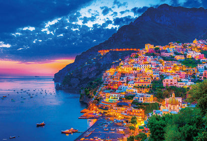 意大利風景 - 夕暮阿馬爾菲海岸 1000塊 (49×72cm)