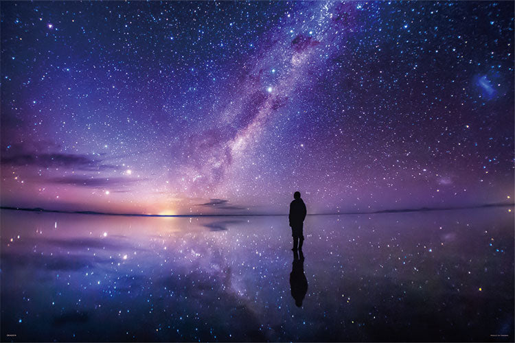 (夜光) 玻利維亞風景 - 銀河天空之鏡 1000塊 (50×75cm)