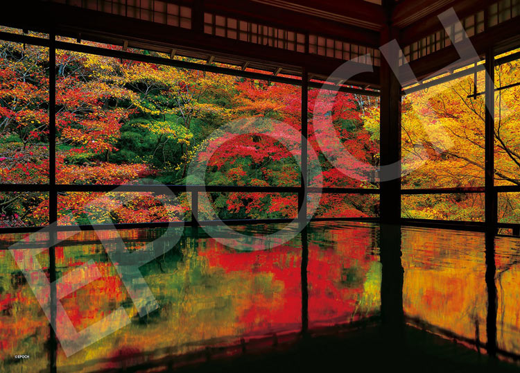 日本風景 - 京都琉璃光院的紅葉 500塊 (38×53cm)