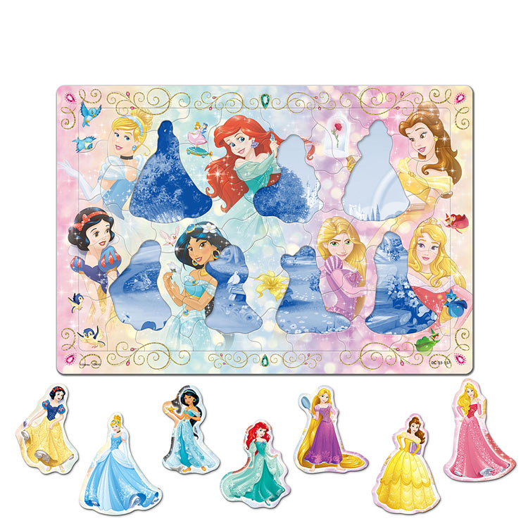兒童向 - 迪士尼公主 漂亮的公主們 55塊 (26×37.5cm)