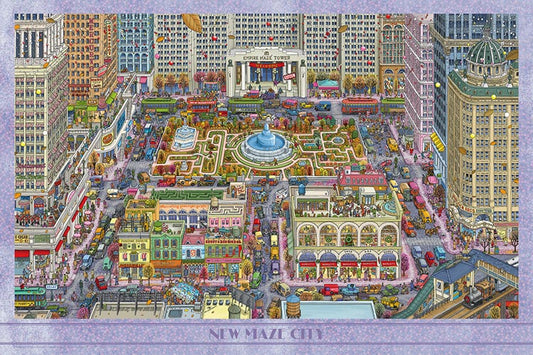 迷宮偵探 - 新迷宮城市 1000塊 (50×75cm)