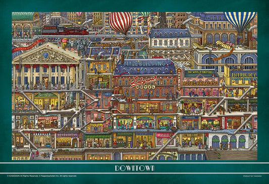 (迷你尺寸) 迷宮偵探 - 市中心 500塊 (26×38cm)