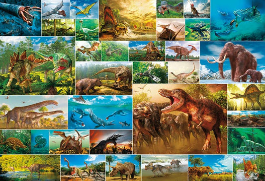 動物類 - 恐龍的生活 1000塊 (49×72cm)