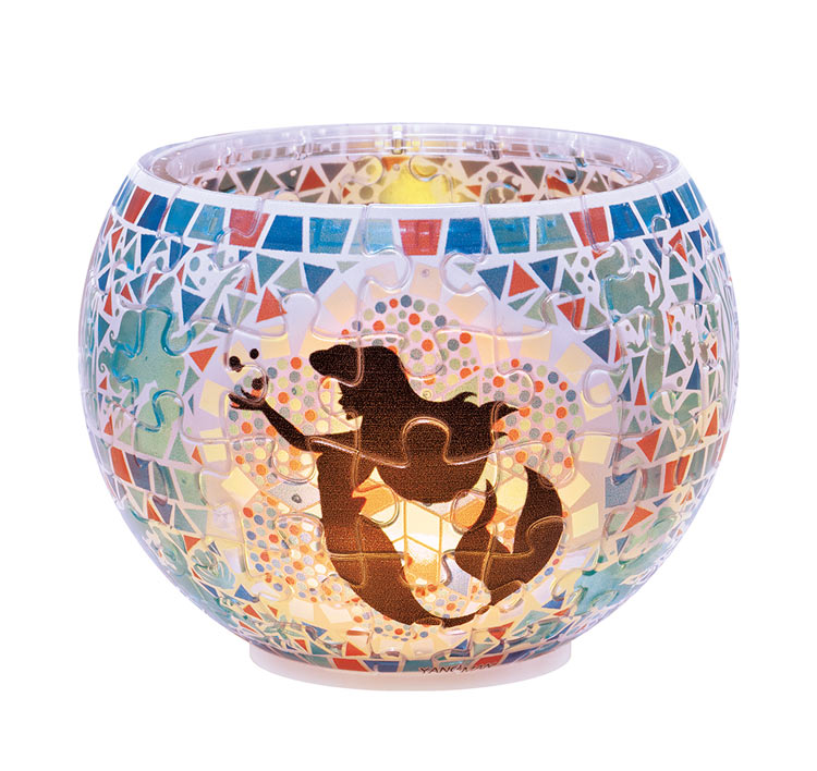 蠟燭燈立體 - 小魚仙 艾利公主馬賽克 80塊