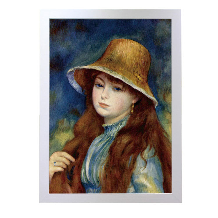 (瑕疵品)厚實平角實木框 白色 - 26×38cm