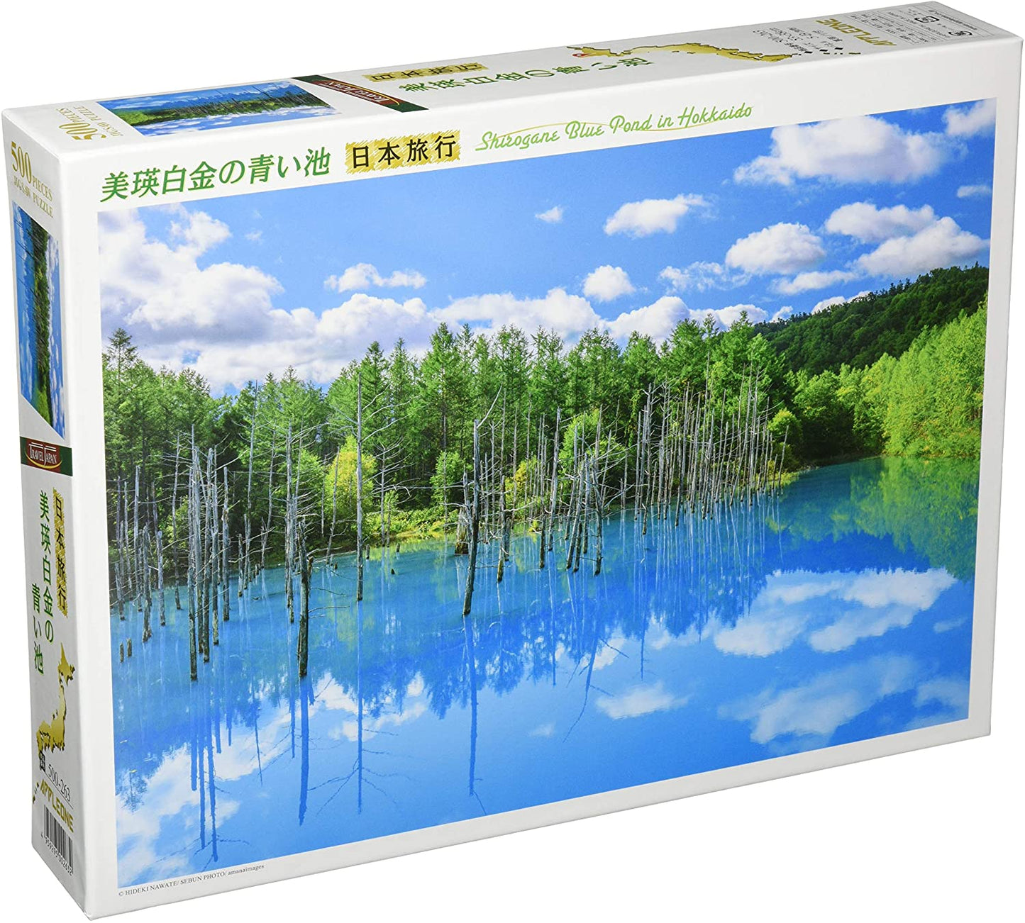 日本風景 - 美瑛白金青池 500塊 (38×53cm)