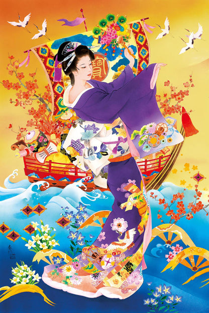 森田春代 - 寶石之舞 1000塊 (50×75cm)