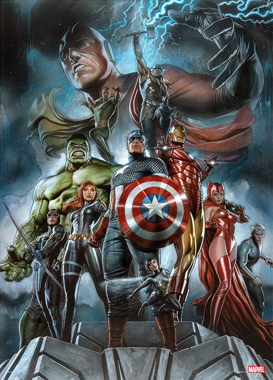 (環保樹脂) (迷你尺寸) Marvel - 復仇者聯盟 最強大的英雄 1000塊 (38×53cm)