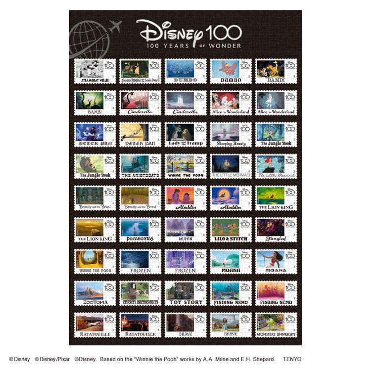迪士尼 - Disney100: World Stamps 1000塊 (51×73.5cm)