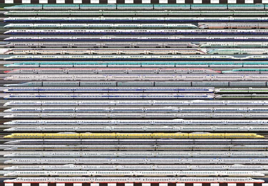其他類 - 歷代新幹線大集合 1000塊 (51×73.5cm)